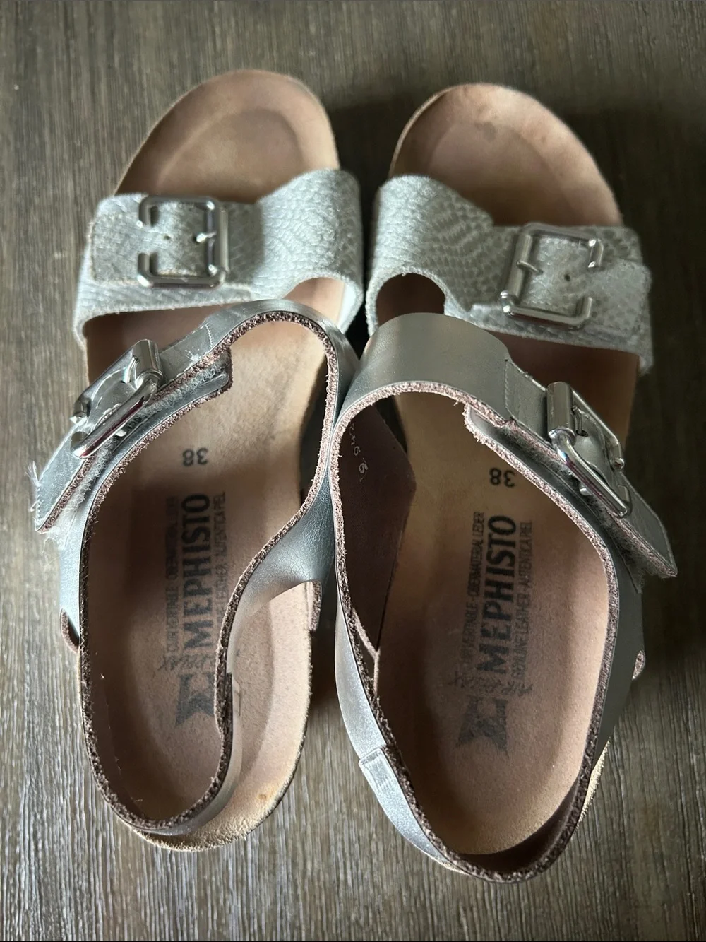 Mephisto Lissandra Slingback Nickel Star/Silver Cuba Metal